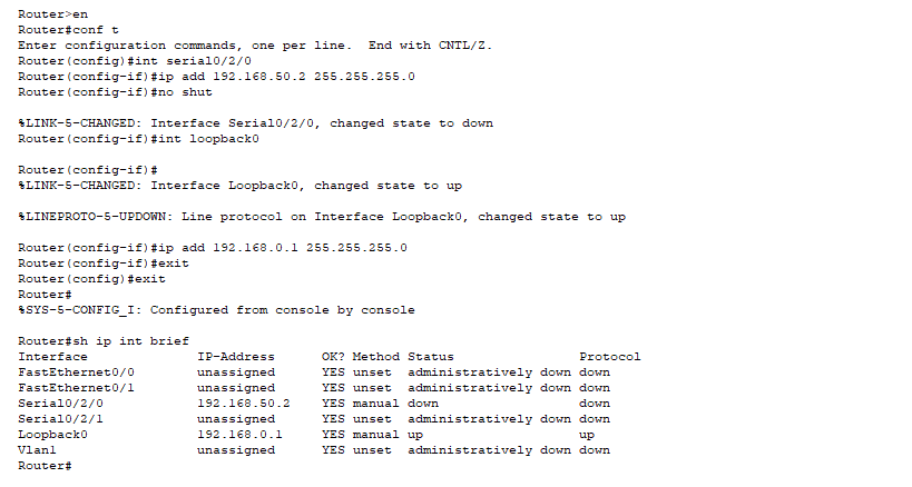 Part 2 example for Router0